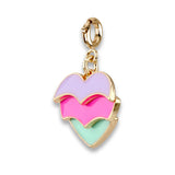 CHARM IT! Gold Swivel Heart Charm