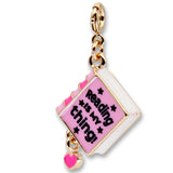 CHARM IT! Gold Book Charm