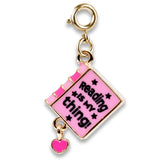 CHARM IT! Gold Book Charm