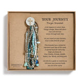 Your Journey Turquoise Adjustable Beaded Prayer Bracelet