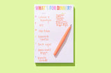 Meal Planning Notepad