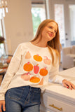 Grace + Emma PUMPKINS ON LONG SLEEVE TOP