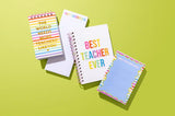 Wavy Best Teacher Notepad