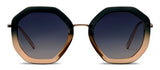 Peepers Solano Polarized Sunglasses - Black/Tan
