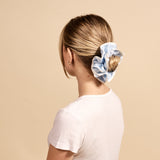 The Darling Effect Ruffle Up Scrunchie-Light Blue