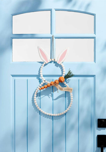 Beaded Bunny Door Hanger