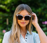 Peepers Frenchy Polarized Sunglasses - Mocha Tortoise/Cream