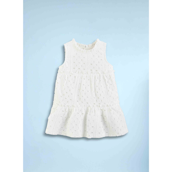 GIRL'S EYELET DRESS