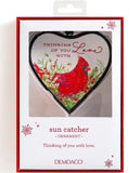 Thinking of You Cardinal Suncatcher