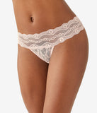 b.tempt’d BY WACOAL Lace Kiss Thong in rose smoke
