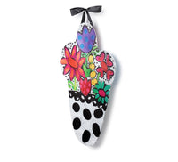 Reversible Flowers Door Hanger