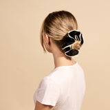 The Darling Effect Ruffle Up Scrunchie-Black