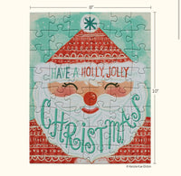 Holly Jolly Santa 48 Piece Puzzle Snax