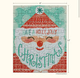 Holly Jolly Santa 48 Piece Puzzle Snax