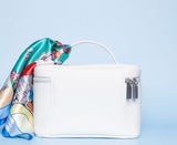 FarmHouse Fresh Cosmetic Bag with FHF Smurf Village Silky Scarf