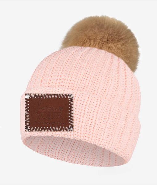 Blush Kids Pom Beanie