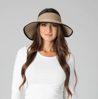 San Diego Hat Co. Ultrabraid Large Brim Visor