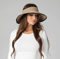 San Diego Hat Co. Ultrabraid Large Brim Visor