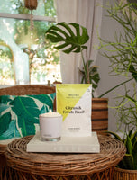 NOTES Citrus & Fresh Basil Sustainable Candle Refill Kit