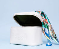 FarmHouse Fresh Cosmetic Bag with FHF Smurf Village Silky Scarf