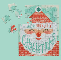 Holly Jolly Santa 48 Piece Puzzle Snax