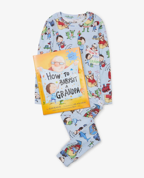 How To Babysit A Grandpa Pajama & Book Set