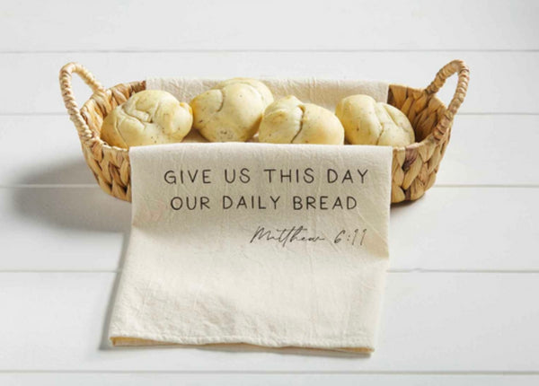 Give Us This Day Towel & Bread Basket