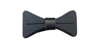 Black Leather Bow Tie