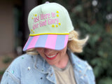 Embroidered Baseball Cap - "Just Here to Give God Glory"