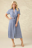 Coco+Carmen Miriam Short Sleeve Shirtdress with Belt