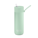 Ceramic Reusable Bottle 20oz with Flip Straw Lid