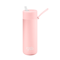 Ceramic Reusable Bottle 20oz with Flip Straw Lid