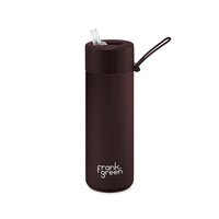 Ceramic Reusable Bottle 20oz with Flip Straw Lid