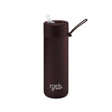 Ceramic Reusable Bottle 20oz with Flip Straw Lid