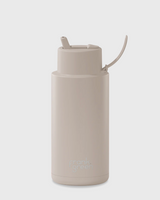 Ceramic Reusable Bottles 34oz with Flip Straw Lid