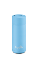 Ceramic Reusable Cup 16oz with Button Lid
