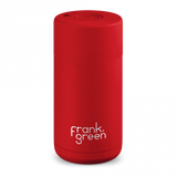 Ceramic Reusable Cup 16oz with Button Lid