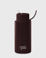 Ceramic Reusable Bottles 34oz with Flip Straw Lid