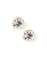 LINNY CO Screwback Stud Earrings - Juliet Clear 8mm