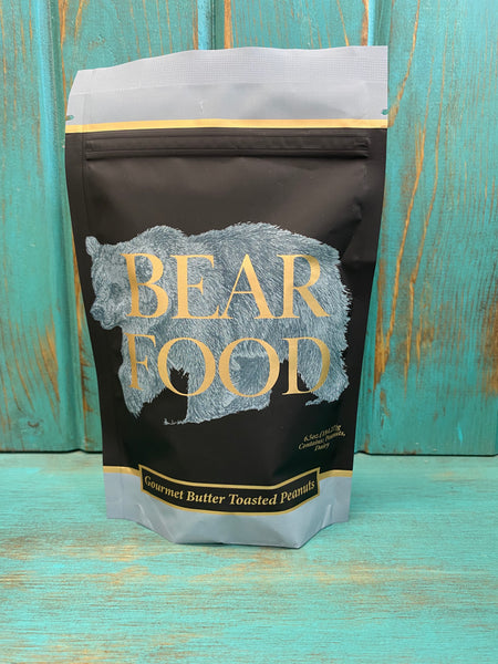 Bear Food Butter Toasted Gourmet Peanuts 6.5oz Pouch