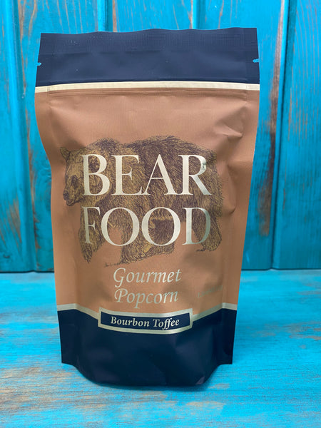 Bear Food Bourbon Toffee Gourmet Popcorn 1.5oz Pouch