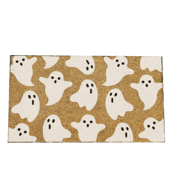 Ghost Door Mat by Mary Square