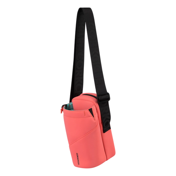 Corkcicle Crossbody Water Bottle Sling Bag in Coral