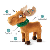 Merry Chrismoose Plush Dog Toy