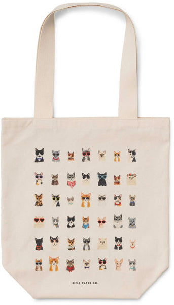 Cool Cats Canvas Tote Bag