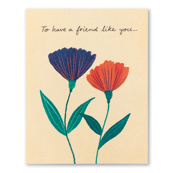 To Have A Friend Like You - Friendship Card