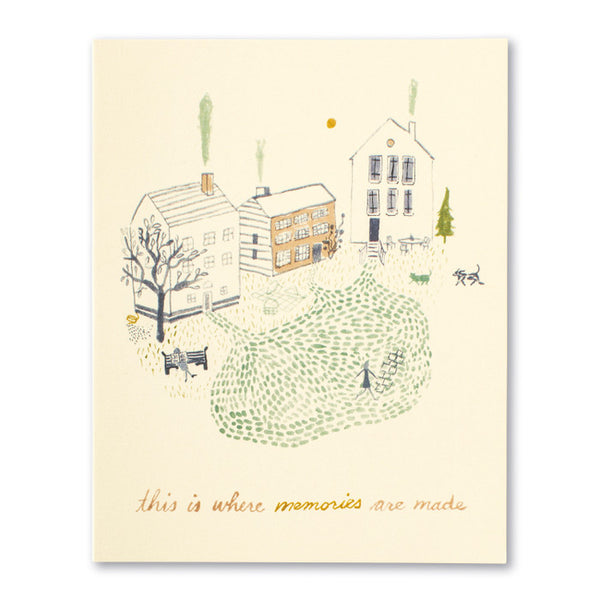 This Is Where Memories Are Made - New Home Card
