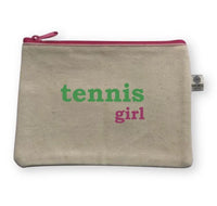 Tennis Girl
Embroidered Cosmetic Bags
