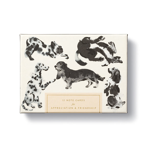 DOG-THEMED CARDS
12 Note Cards for Appreciation & Friendship