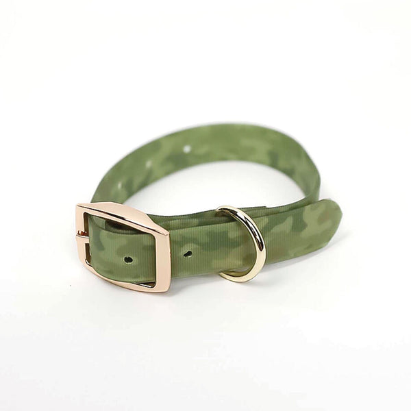 Mary Square Camouflage Dog Collar